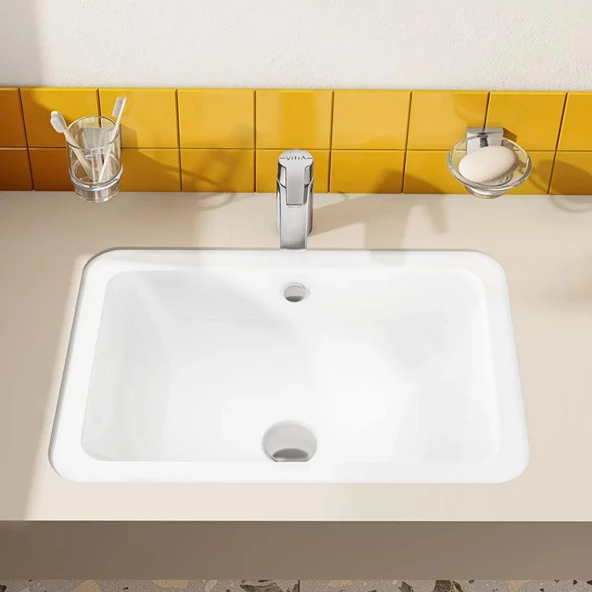 Vitra S20 Tezgah Altı Lavabo 48cm Beyaz 7475B003-0618 - 3