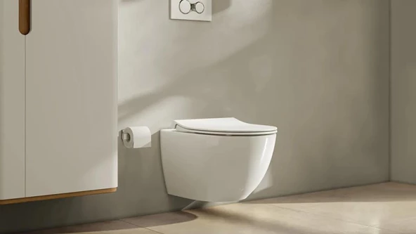 Vitra Sento Kanallı Asma Klozet Beyaz + Vitra Slim Yavaş Kapanır Kapak - 5