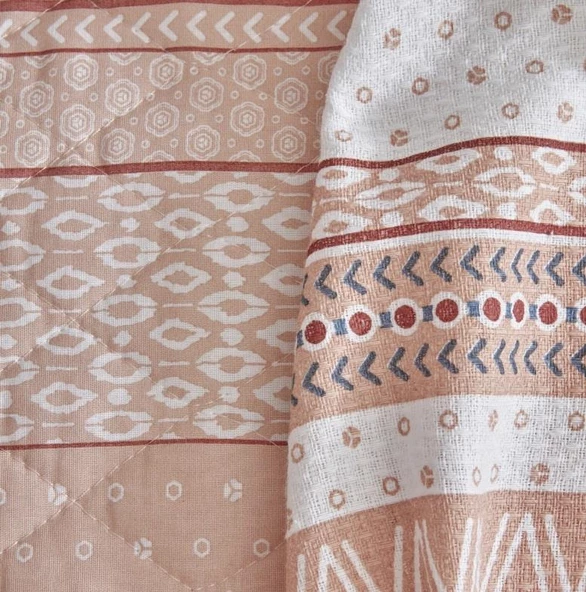 Karaca Home Keira Somon Çift Kişilik Pike Takımlı Summer Set - 8