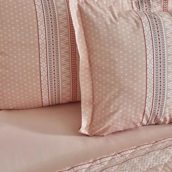 Karaca Home Keira Somon Çift Kişilik Pike Takımlı Summer Set - 5