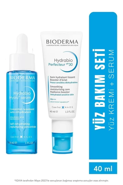 BİODERMA HYDRABİO PERFECTEUR SPF30 40 ML + BİODERMA HYDRABİO HYALU SERUM 30 ML