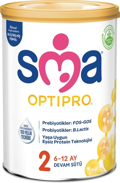 Sma Optipro 400GR No:2 Devam Sütü (6-12 Ay)