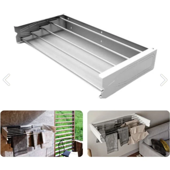 Kurutmalık Çamaşır Askısı - Duvara Monte Çamaşırlık