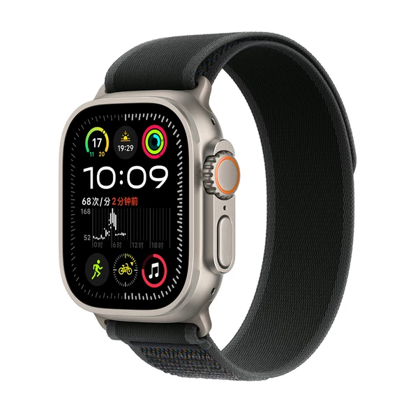 Apple Watch Ultra 49mm Zore KRD-77 Hasır KordonSaat değildir.  Siyah-Gri