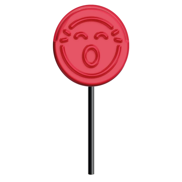 PİXİPOPS Kabartmalı Yüz İfadeli, Dil Boyayan Yassı Lolipop 6,2 Grx150adet/1 Kutu - 2