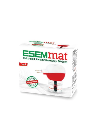 Esemmat Elektrolikit Set 30 Gece Cihaz+30 Gece Yedek