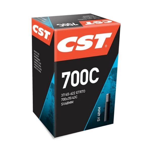 CST 700x35/43c 37/45-622 Sv 48mm İç Lastik Kalın Sibob Kutulu Şehir Bisikleti İç Lastik - 2