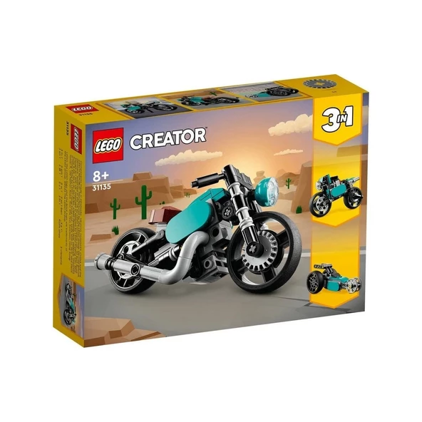 31135 Lego Creator 3in1 - Klasik Motosiklet 128 parça +8 yaş