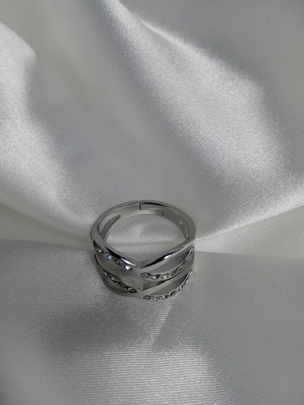 Jade'm GoldZirkon taşlı ayarlana bilir bayan yüzük - 4