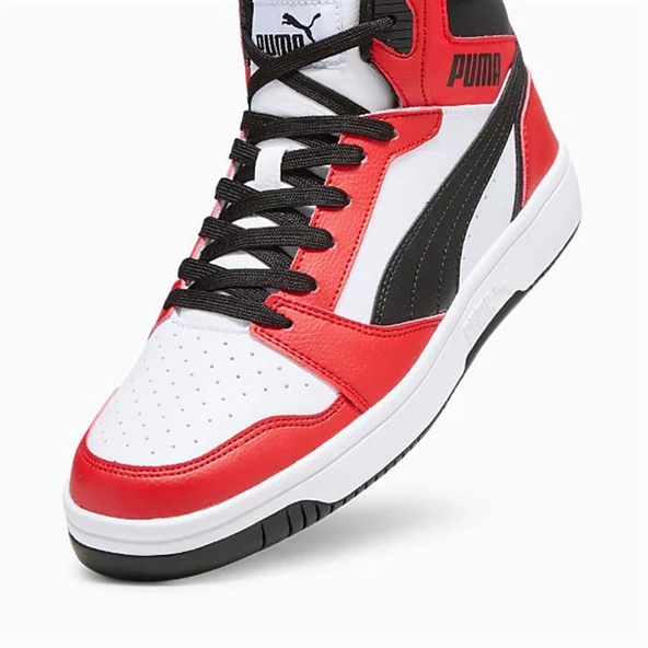 Puma Rebound V6 Kırmızı/Beyaz Erkek Sneaker Spor Ayakkabı - 392326 04 - 8