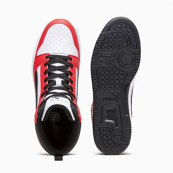 Puma Rebound V6 Kırmızı/Beyaz Erkek Sneaker Spor Ayakkabı - 392326 04 - 5