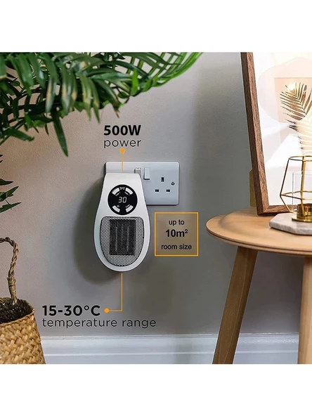 CG POWERMASTER PM-26513 800 WATT PRİZ TİPİ UZAKTAN KUMANDALI TAŞINABİLİR ISITICI (ZAMANLAYICI) - 4