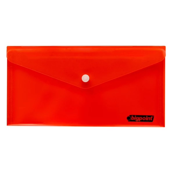 Bigpoint Çıtçıtlı Dosya B6 Kırmızı 12'li Poşet ürün görseli