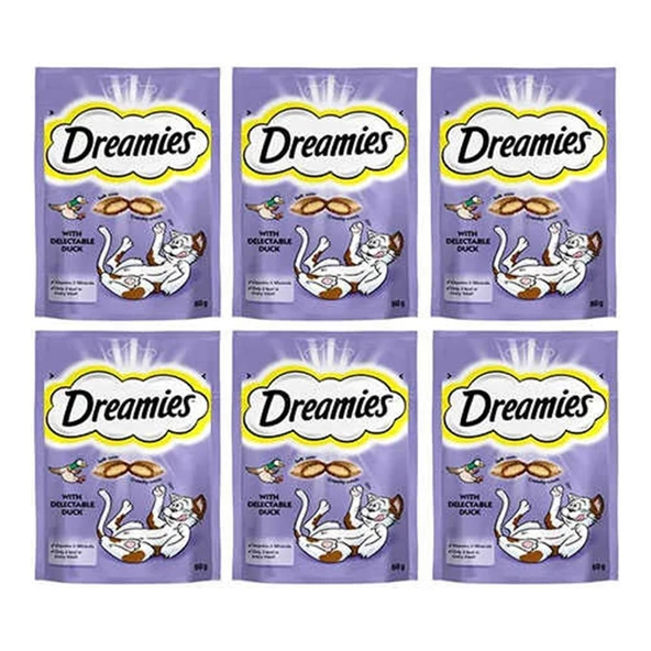 Dreamies Dreamis Ördekli Kedi Ödülü 60  gr