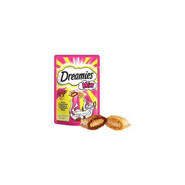 Dreamies Mix Sığır Etli ve Peynirli Kedi Ödülü 60 gr (2 Adet)