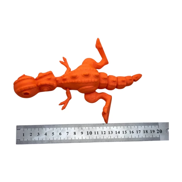 3D Hareketli T-rex Oyuncak - Turuncu - Resim 7
