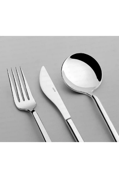 Nehir sofia çatal kaşık bıçak seti - 72 parça çatal kaşık bıçak seti takımı 12 kişilik - 3