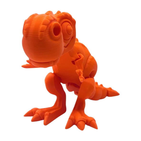 3D Hareketli T-rex Oyuncak - Turuncu - Resim 8