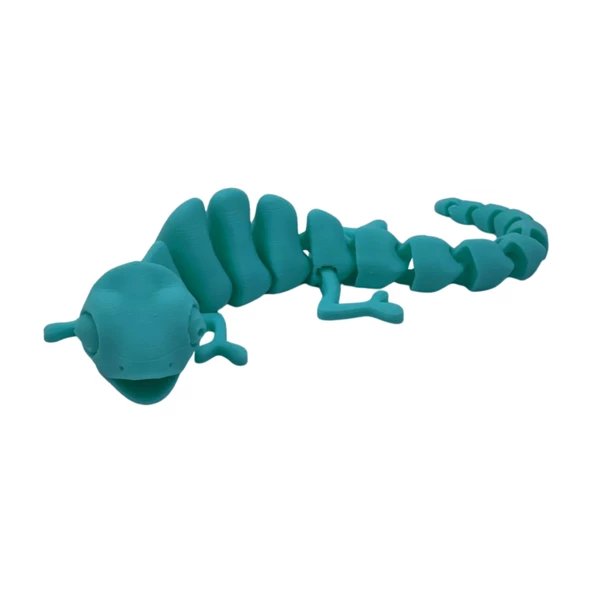 3D Hareketli Bukalemun Figürlü Oyuncak - Turkuaz - Resim 5