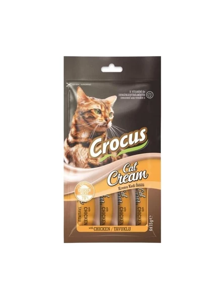 Crocus Tavuklu Krema Kedi Ödülü 4x15g Skt:01/2027