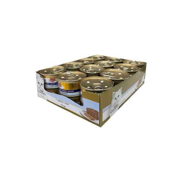Purina Gourmet Gold Kıyılmış Ton Balıklı Kedi Yaş Mama 85 gr x 24 Ade - 3