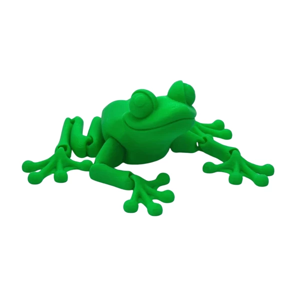 3d Hareketli Kurbağa Figürlü Oyuncak - Neon Yeşili ürün görseli 1