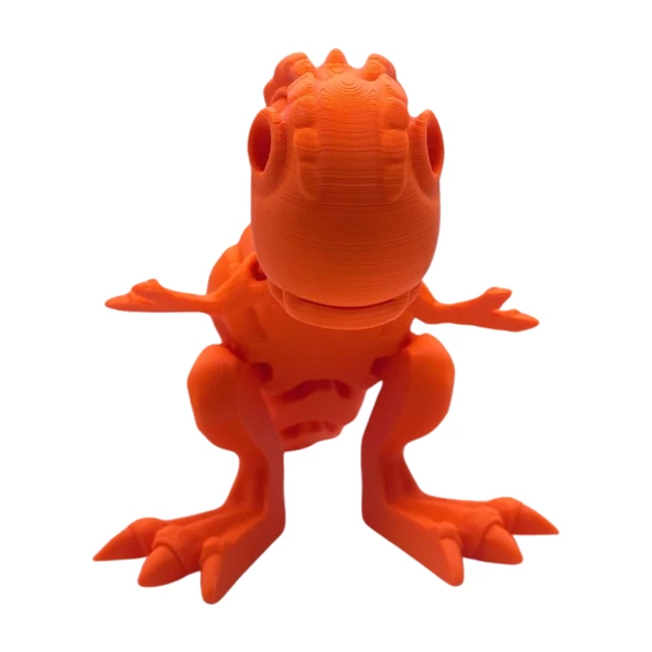 3D Hareketli T-rex Oyuncak - Turuncu - Resim 5