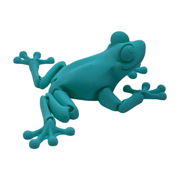 3d Hareketli Kurbağa Figürlü Oyuncak - Turkuaz - Resim 4