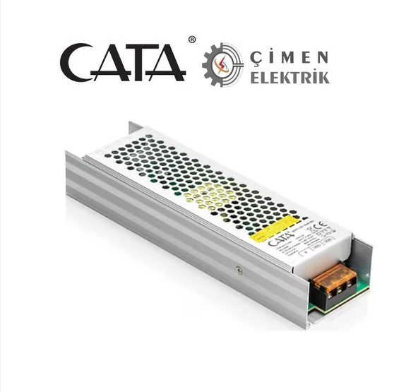 CT 2561 Cata 17A Şerit Led Trafosu Slim Fansız 200W