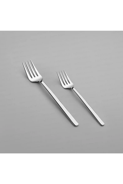 Nehir sofia çatal kaşık bıçak seti - 36 parça çatal kaşık bıçak seti takımı 6 kişilik - Resim 4
