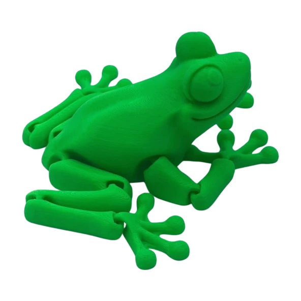 3d Hareketli Kurbağa Figürlü Oyuncak - Neon Yeşili - Resim 4