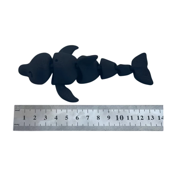 3d Hareketli Yunus Figürlü Oyuncak - Siyah - Resim 2