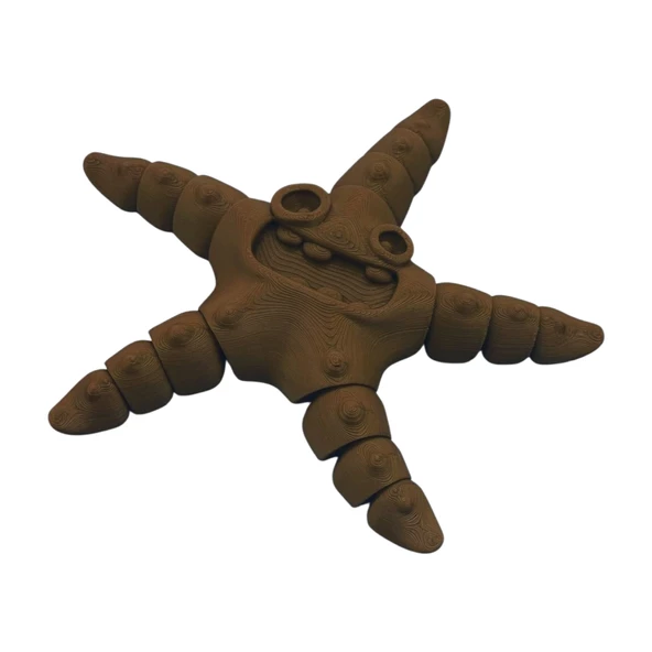 3d Hareketli Deniz Yıldızı Oyuncak - Altın Kahve - 4