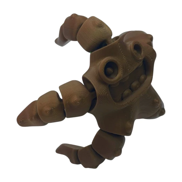 3d Hareketli Deniz Yıldızı Oyuncak - Altın Kahve - 3