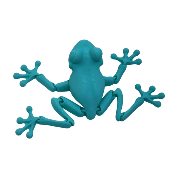 3d Hareketli Kurbağa Figürlü Oyuncak - Turkuaz - Resim 3