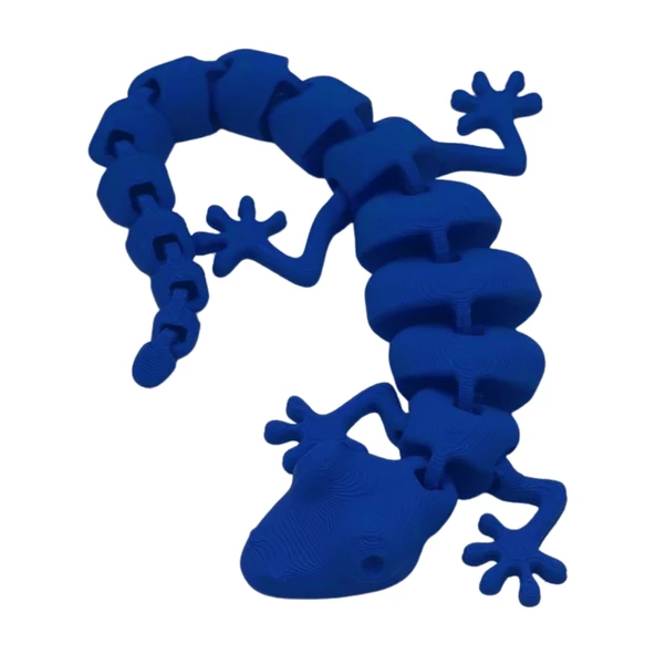 3d Hareketli Oyuncak Kertenkele- Lacivert - Resim 4