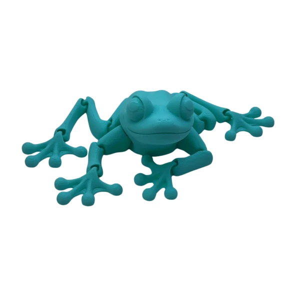 3d Hareketli Kurbağa Figürlü Oyuncak - Turkuaz ürün görseli 1