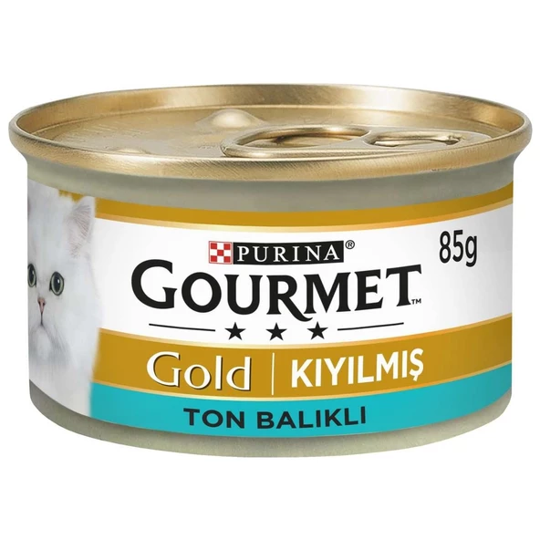 Purina Gourmet Gold Kıyılmış Ton Balıklı Kedi Yaş Mama 85 gr x 24 Ade - 4