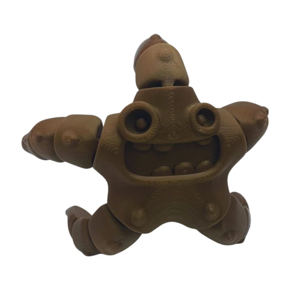 3d Hareketli Deniz Yıldızı Oyuncak - Altın Kahve - 5