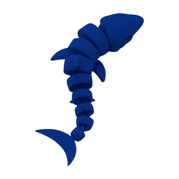 3D Hareketli Köpek Balığı Figürlü Oyuncak - Lacivert - Resim 2