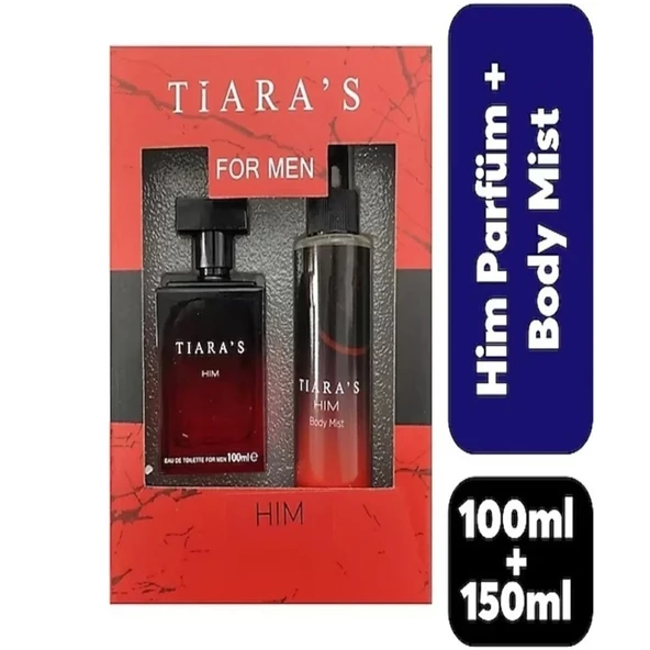 Tiara's Hım Klasik Bay Kofre 100 Ml+150 Ml Body Mıst - Resim 3