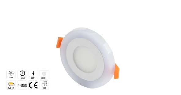 CATA CT 5150 7W 6400K Beyaz-Mavi Işık Okyanus Led Spot Armatür - 4