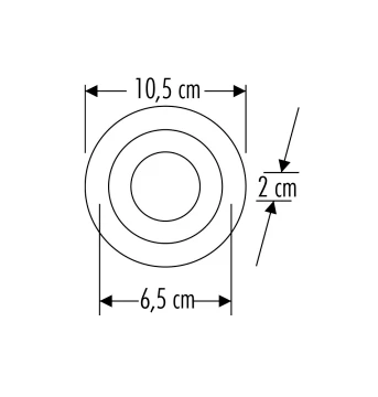 CATA CT 5150 7W 6400K Beyaz-Mavi Işık Okyanus Led Spot Armatür - 3