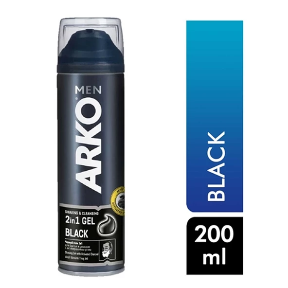 Arko Men Black Serisi 2 in 1 GEL 200 ml Tıraş Jeli - 2