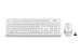 A4-Tech FG1010 Q Klavye Mouse Set Beyaz (Kablosuz)