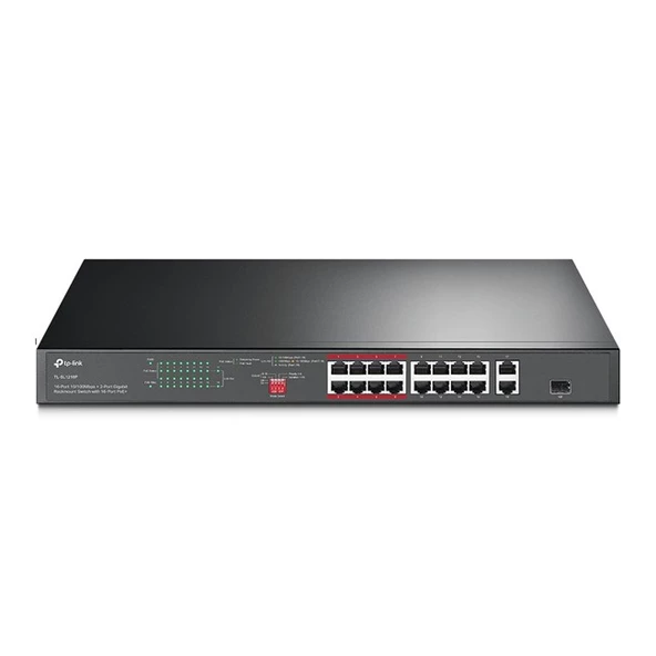 Tp-Link TL-SL1218P 16 Port 10/100 PoE Switch - 2