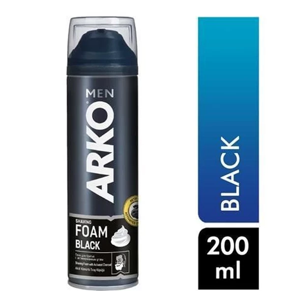 Arko Men Tıraş Köpüğü Foam Black 200 ML - 3