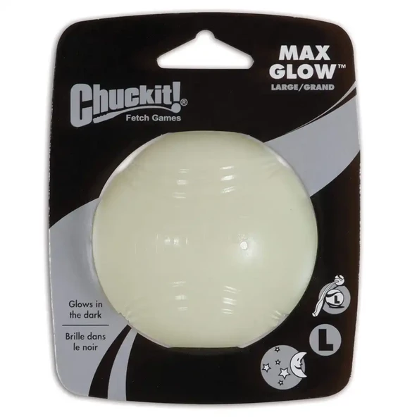 Chuckit! Max Glow Gece Parlayan Köpek Oyun Topu (Büyük Boy)