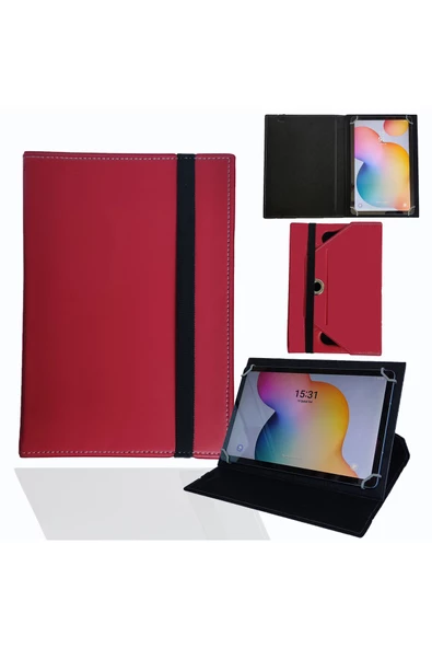 Vodafone Tab Prime 6 - VF-1497 - 9.6" Tablet Uyumlu Standlı Üniversal Kapaklı Tablet Kılıfı ürün görseli 1