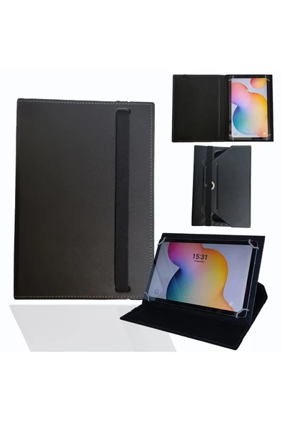 PolyPad Q7 IPS -7"  Tablet Uyumlu Standlı Üniversal Kapaklı Tablet Kılıfı